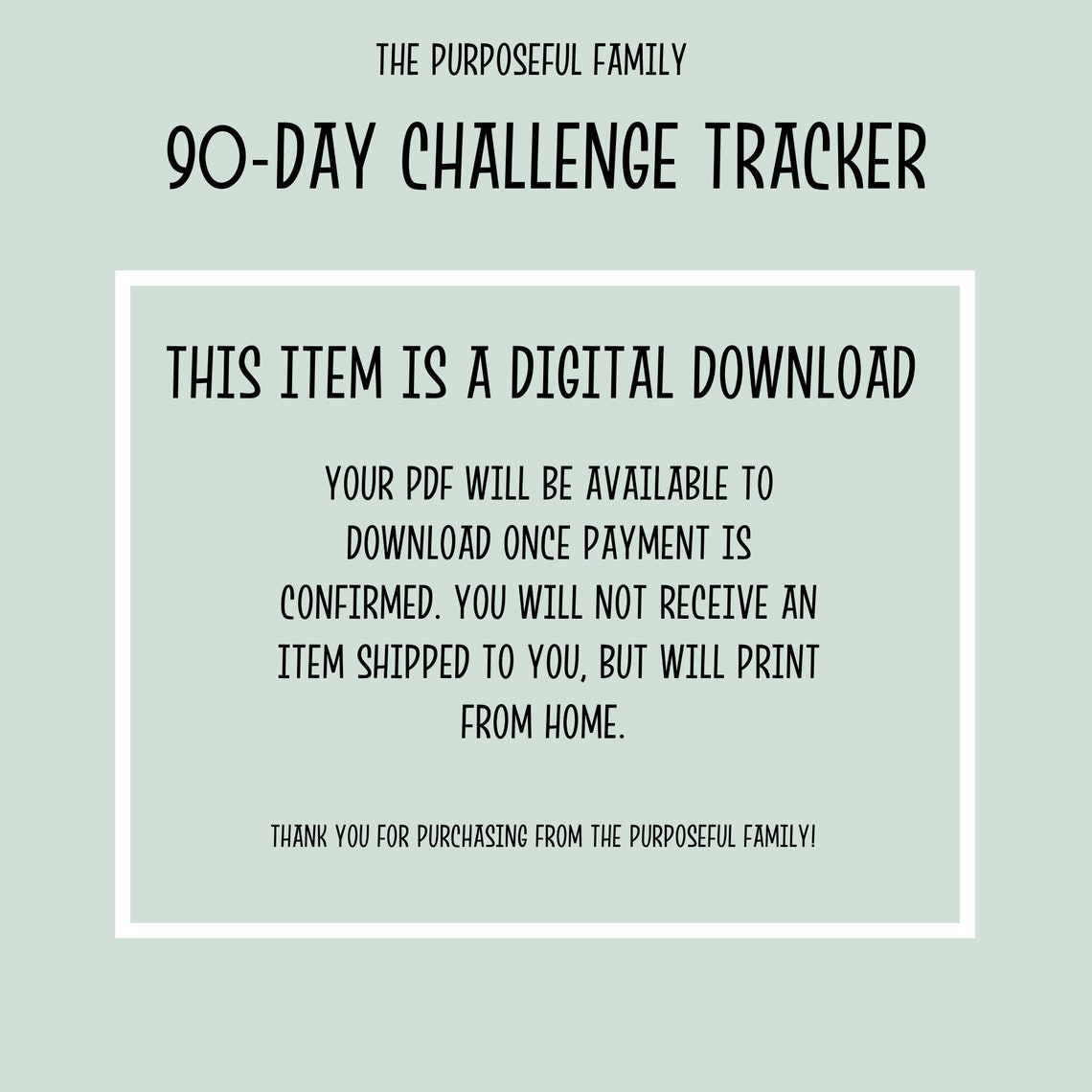 90 Day Challenge Tracker Printable | PDF Habit Tracker - Etsy