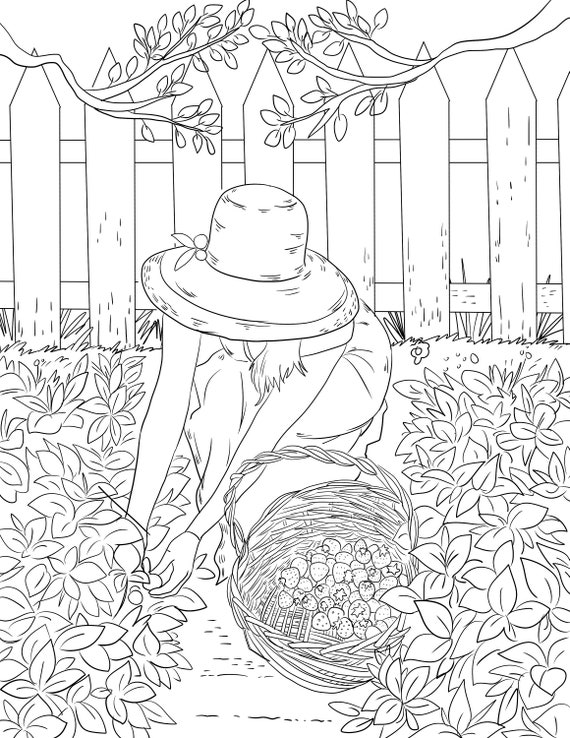 Farm Handcart Printable Adult Coloring Page From Manila Shine coloring Book  Pages for Adults and Kids, Coloring Sheets, Coloring Designs 