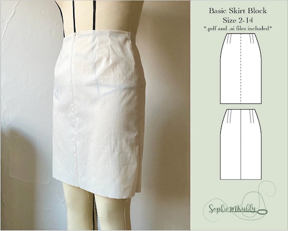 Basic skirt block : r/PatternDrafting