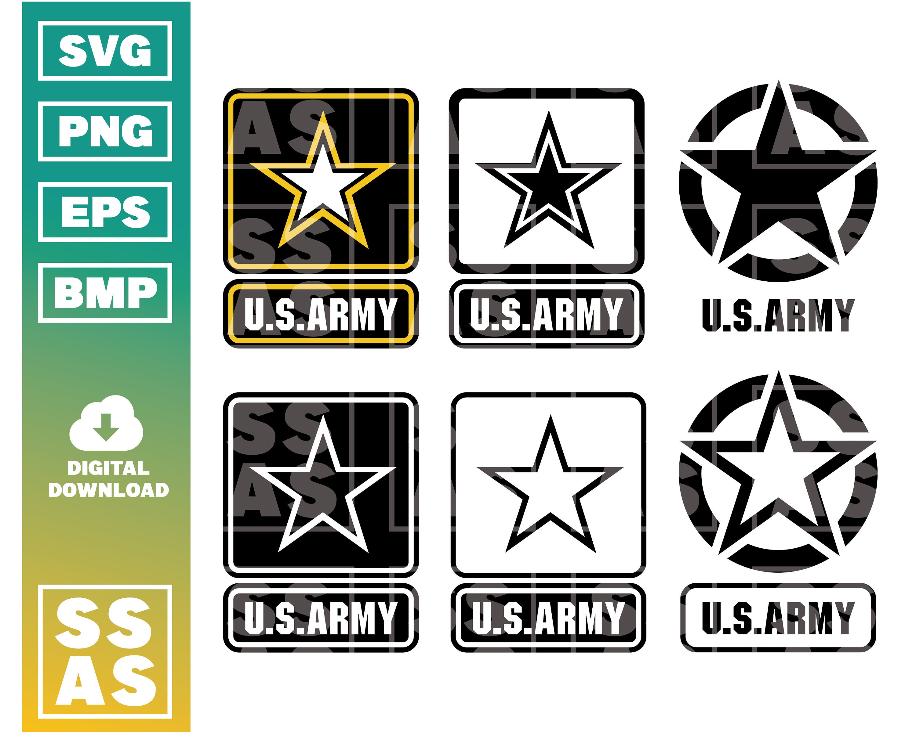 us army logo vector