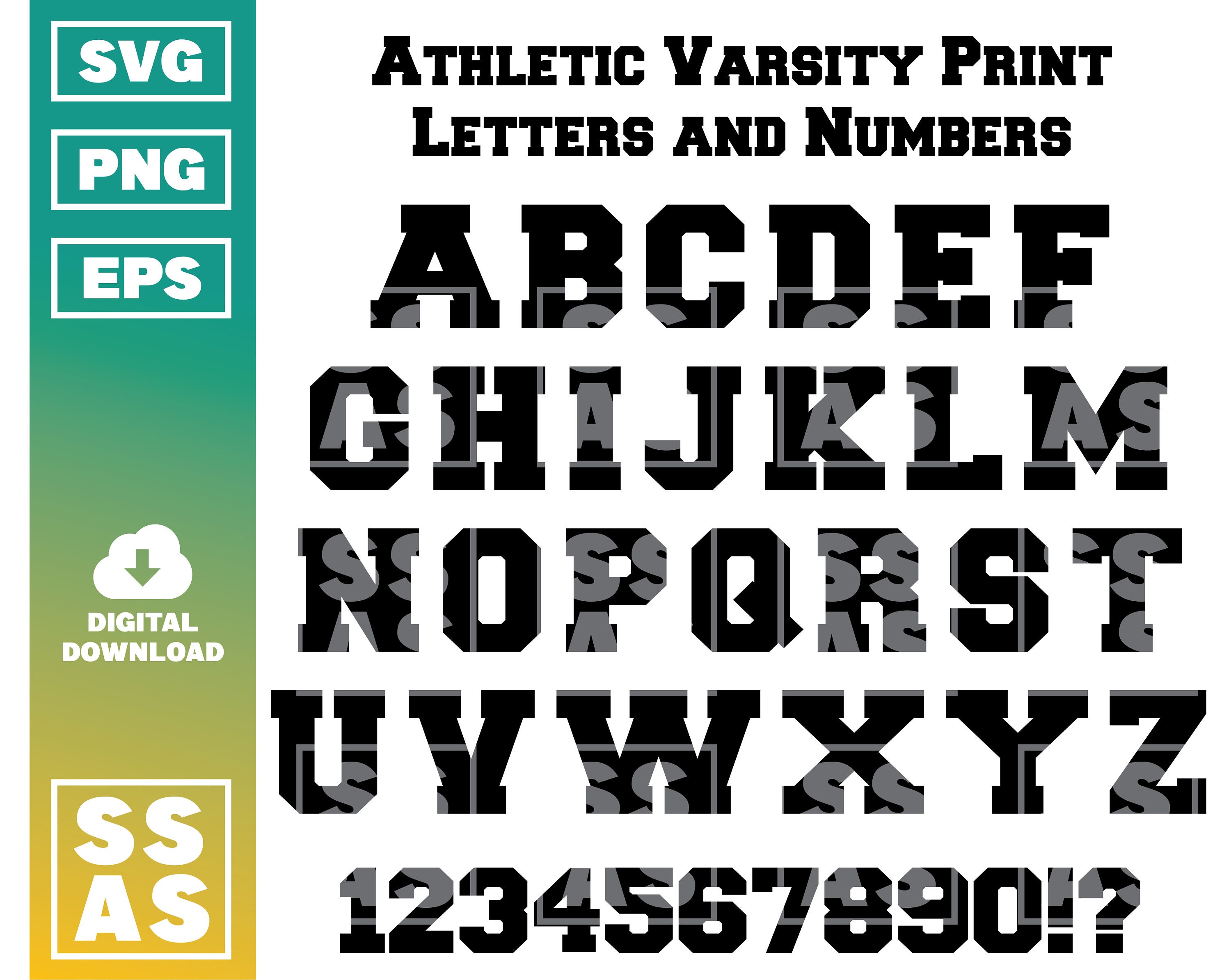 Varsity Team Number T-shirt Printing Varsity Letter PNG, Clipart