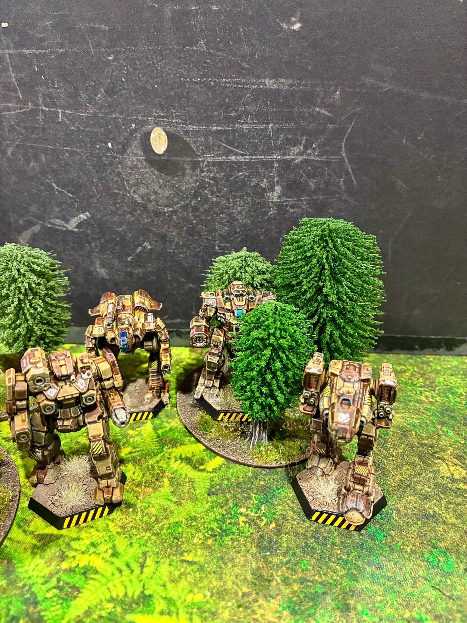 Universal Hazard Stripe Unit Stickers for Battletech and Alpha Strike ...
