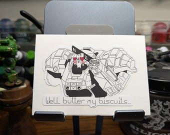 Assault boi Sticker "Butter my Biscuits"