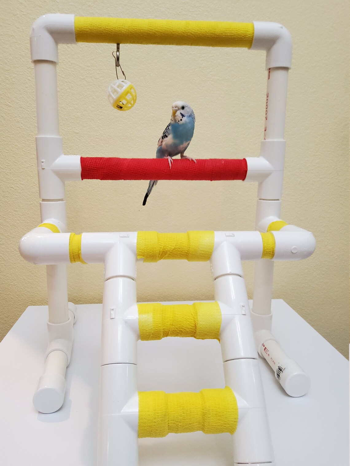 View of LADDER PLAY GYM for Cockatiels Lovebirds Conures Budgies - Etsy