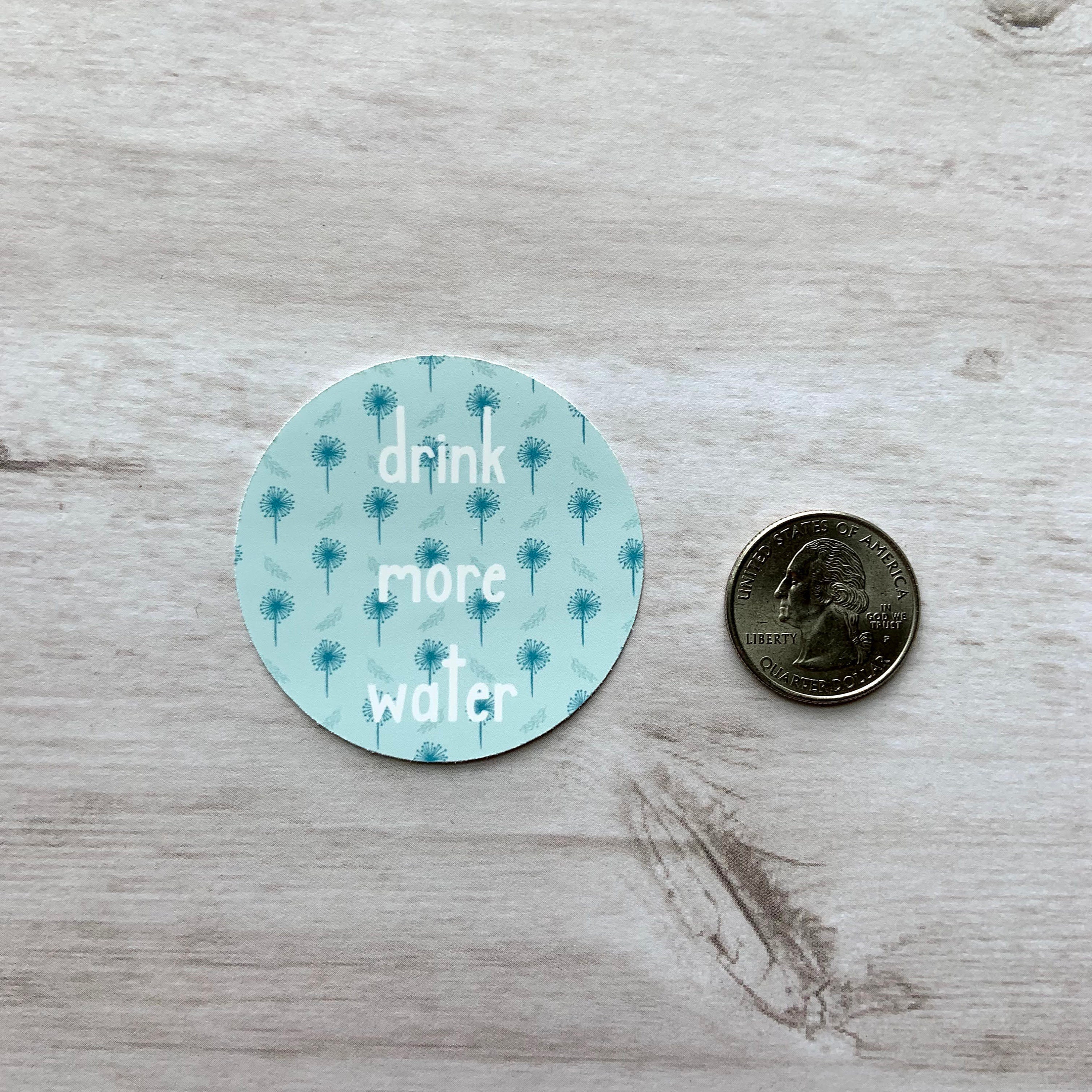 Drink Water Sticker Positive Stickers for Water Bottles Etsy