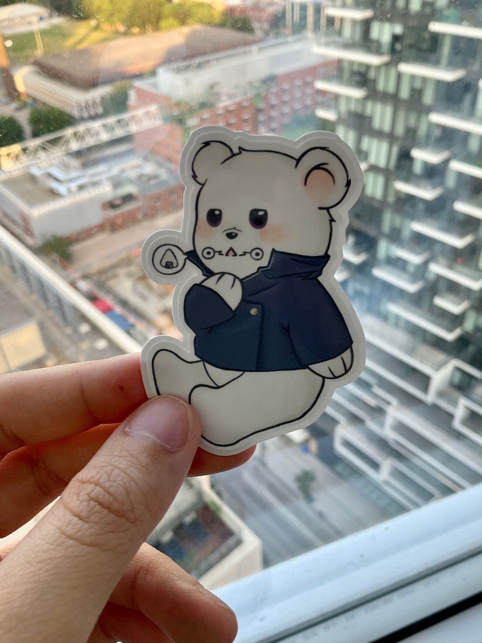 Toge Bear Sticker jujutsu Kaisen Kawaii bear sticker | Etsy