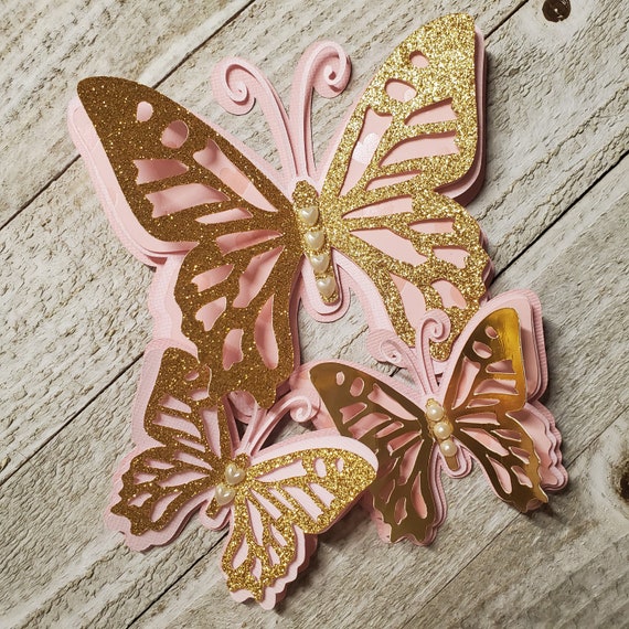 Pack de mariposas, Mariposas decorativas, Mariposas 3D, Mariposas de papel,  Mariposas, Mariposas troquelados, Troquelados de mariposa -  México