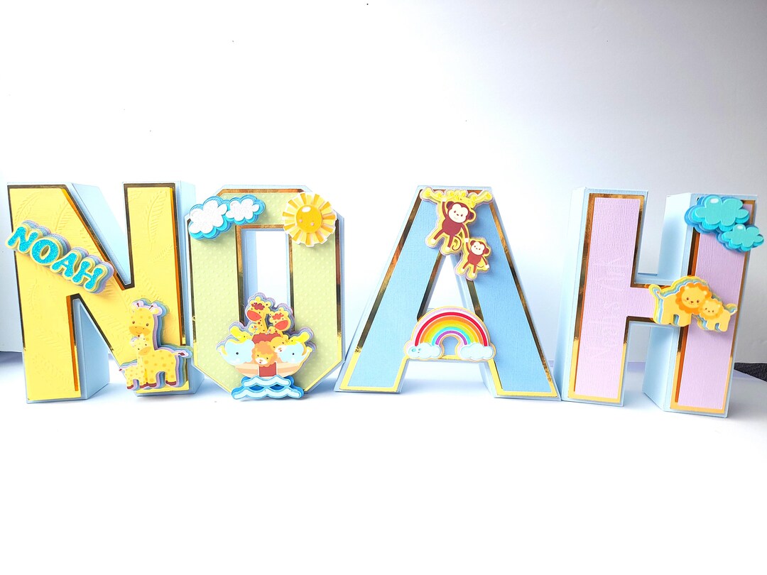 3D Letters, Personalized 3D Letters, Custom 3D Letters, 3D Letters ...