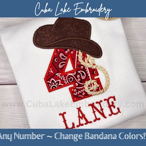 Boys 4th Birthday Cowboy Shirt | Boys Western Cowboy Shirt | Country Cowboy Birthday Shirt | Cowboy Western Party | Cowgirl Birthday Party