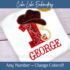 Boys 1st Birthday Cowboy Shirt | Boys Western Cowboy Shirt | Country Cowboy Birthday Shirt | Cowboy Western Party | Cowgirl Birthday Party