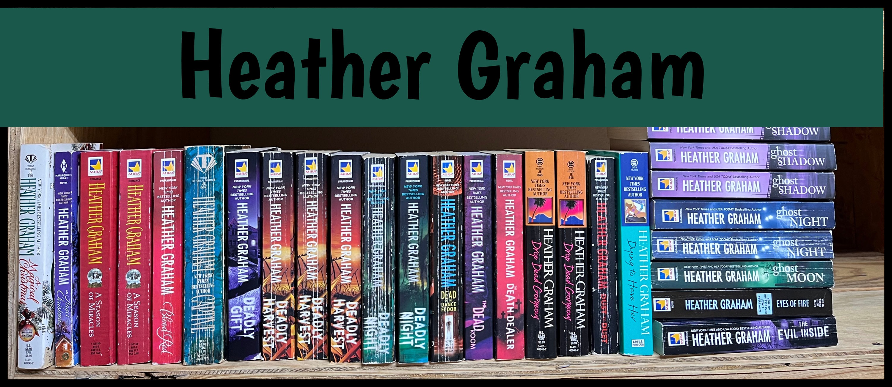 Heather Graham, Choose Your Title, Paperback Novels, Paperback Books ...