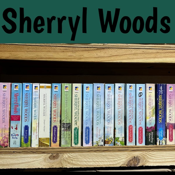 Sherryl Woods, Choose Your Title, Mass Market Paperback Novels/Books, Used, Vintage, Romance, Romantic Suspense, Sweet Magnolias