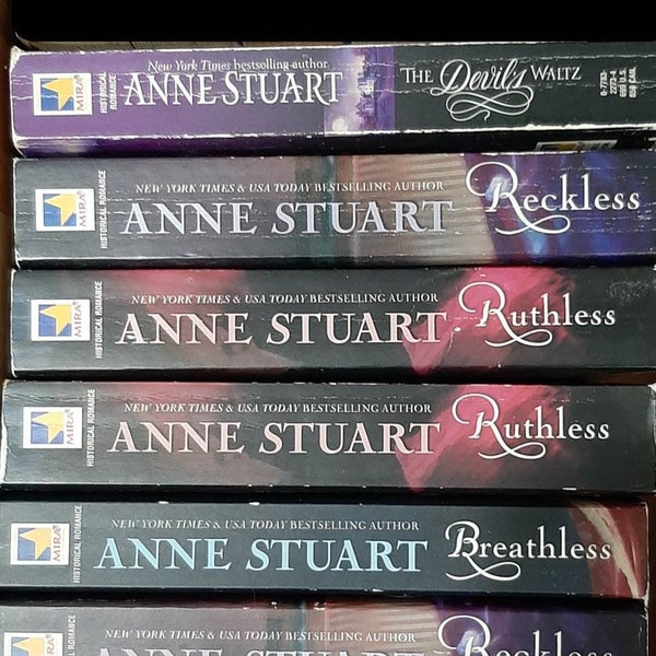 Anne Stuart, Choose Your Title, Paperback Novels, Paperback Books, Romance Books, Used Books, Historical Romance, Romantic Suspense