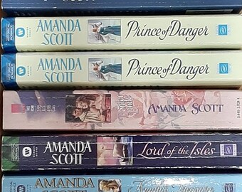 Amanda Scott Historical Romance Paperback Novels - Choose Your Title