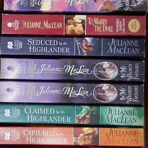 Julianne MacLean, Choose Your Title, Paperback Novels, Paperback Books, Romance Books, Used Books, Historical Romance