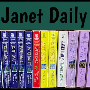 Janet Dailey, Choose Your Title, Mass Market Paperback Novels/Books, Used, Vintage, Romance, Cowboy, American