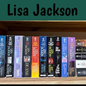 Lisa Jackson, Choose Your Title, Mass Market Paperback Novels/Books, Used, Vintage, Romance, Suspense, Historical, Mystery