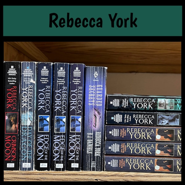 Rebecca York, Choose Your Title, Mass Market Paperback Novels/Books, Used, Vintage, Romance, Suspense, Paranormal, Fantasy, Historical