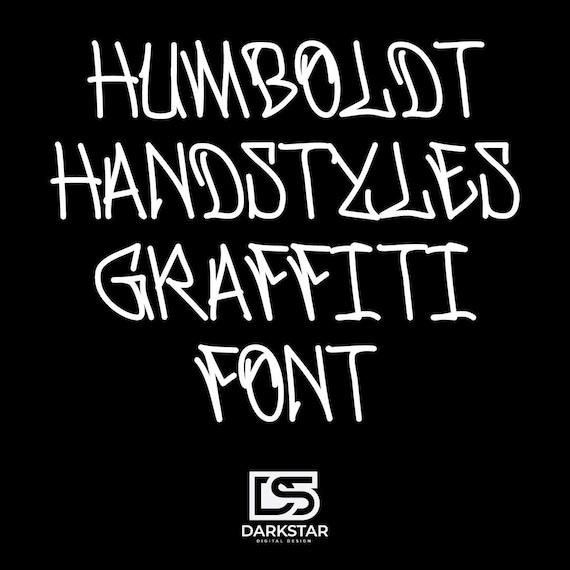 Humboldt Handstyles V2 Graffiti .OTF Font | Hand Drawn Typeface
