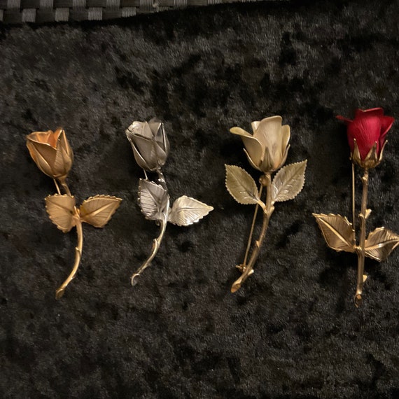 Beautiful Rose Brooch Assortment Set - image 2