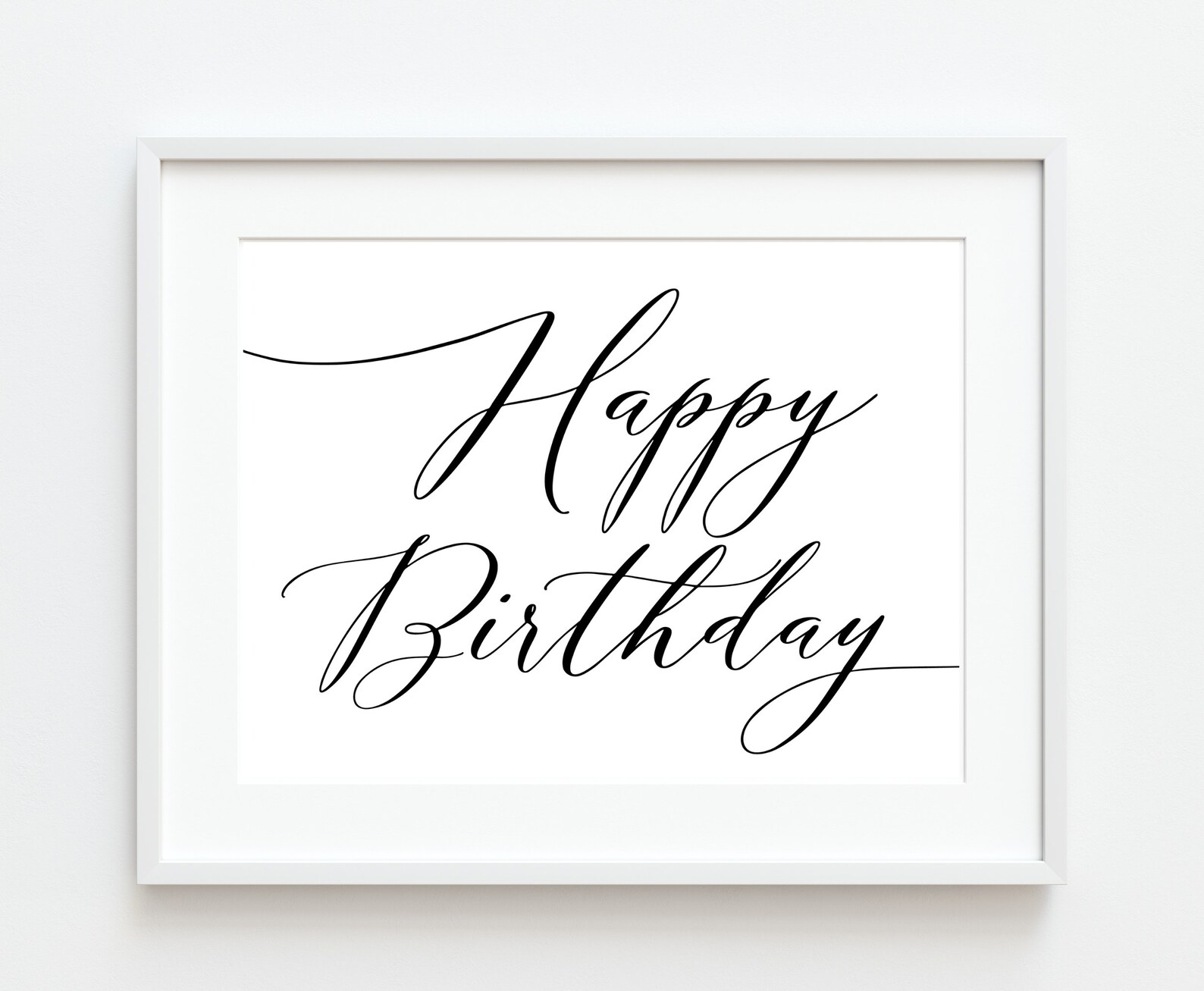 Happy Birthday Printable Happy Birthday Nursery Wall Art - Etsy