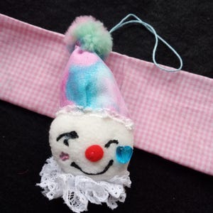 Pastel Clown Keychain