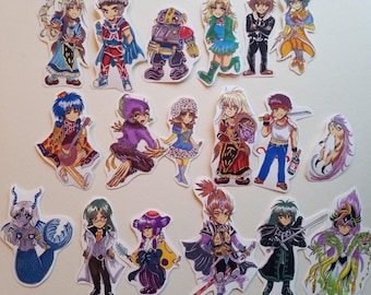 SaGa series stickers