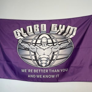 Globo Gym Banner Völkerball Film Flagge 3x5 Feet für College Studentenheim, Studentenheim, Studentenheim, Studentenheim