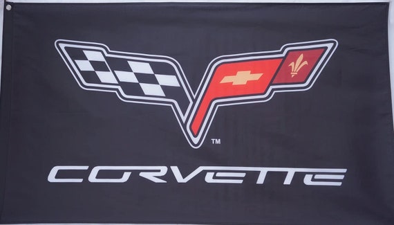 Corvette Flag Corvette Banner Chevrolet Corvette Racing Flags