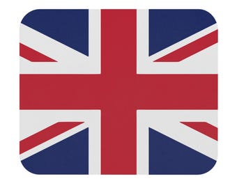 Union Jack Mouse Pad - British Flag Design, Rectangle 8"x9", Perfect for Home Office & Gamer Desk - Unique Gift Idea!