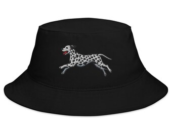 Dalmatian Embroidered Dog Bucket Hat