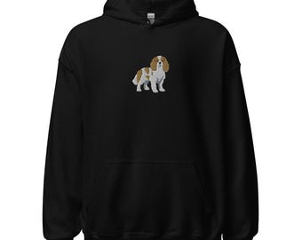 Cavalier King Charles Spaniel Embroidered Unisex Hoodie