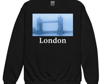 London Tower Bridge Youth crewneck sweatshirt