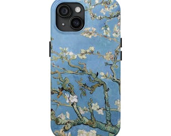 Almond Blossoms Vincent Van Gogh Tough Phone Cases for iPhone 7-16 and Samsung S21-24