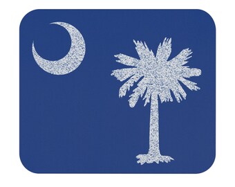 South Carolina Palmetto Tree with Crescent Mouse Pad (Rectangle  9"x8")