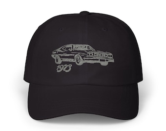 1973 American Performance Embroidered Hat, Vintage Classic Car Retro Auto Cap, Car Enthusiast Gift, Automotive