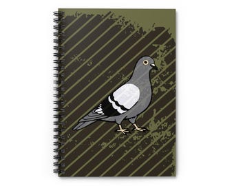 Pigeon Rules Notebook, School Supplies, Back to School Gift, Bird Lover Gift, Journal, Writing Pad