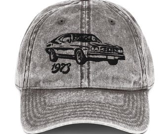 1973 American Performance Embroidered Hat Vintage Cotton Twill Cap | Retro Car | Classic Adjustable Fit, Great Gift Idea