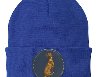 Ridgie Rhodesian Ridgeback Lion Dog  Knit Beanie