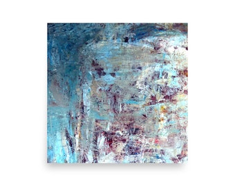 Poster Original Abstract Expressionist Art