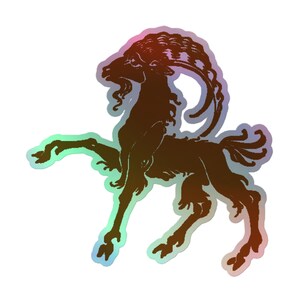 Stickers holographiques Capricorne