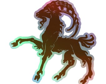 Capricorn Holographic stickers