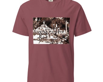 Forsyth Park Savannah Ga garment-dyed heavyweight t-shirt Unisex Adult