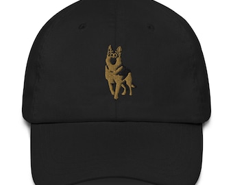 German Shepherd Embroidered Dad hat