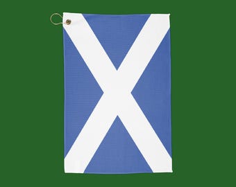 Scotland Saltire Golf Towel | Scottish Flag