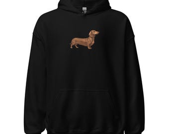 Dachshund DTF Print Unisex Hoodie