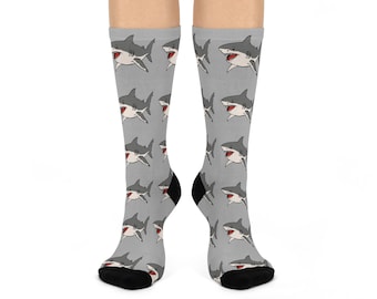 Shark Crew Socks - Cushioned Novelty Socks
