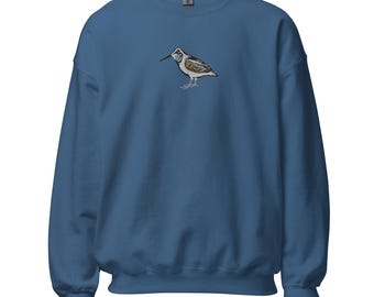 American Woodcock Large Embroidery Unisex Sweatshirt