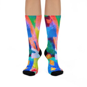 Socks &quot;Being Still&quot;  one size fits most DTG Crew Socks