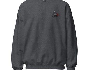Steam Locomotive Embroidered Train Unisex Sweatshirt